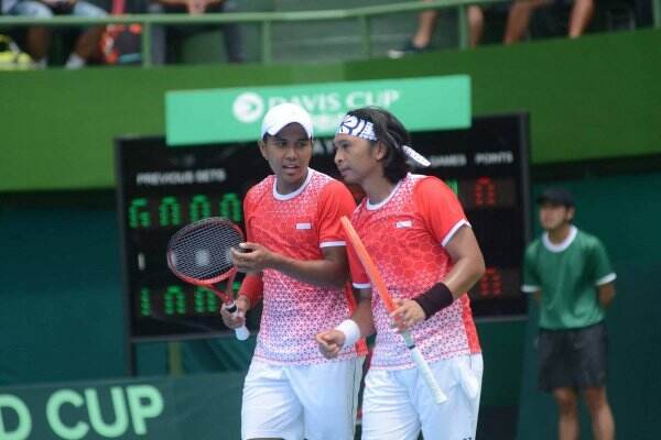 Hadapi Tuan Rumah, Timnas Tenis Putra Indonesia Yakin Menang