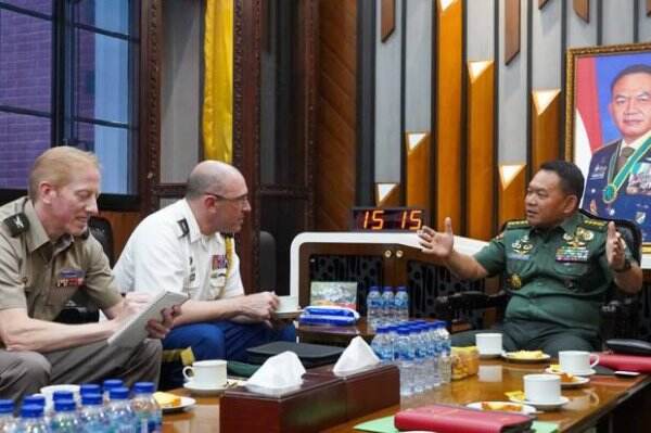 Terima Atase AS, Jenderal Dudung Bahas Kerja Sama Latihan Militer