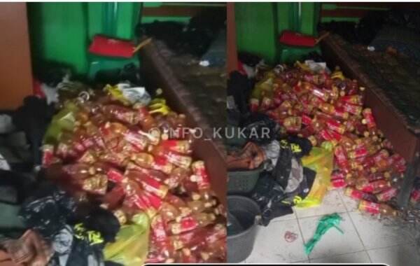 Jorok, Viral Video Ratusan Botol Berisi Air Kencing di Kamar Kos