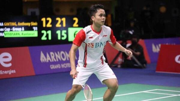 Anthony Ginting Bongkar Sosok Penting di Balik Kemenangan Perdananya di Piala Thomas 2022