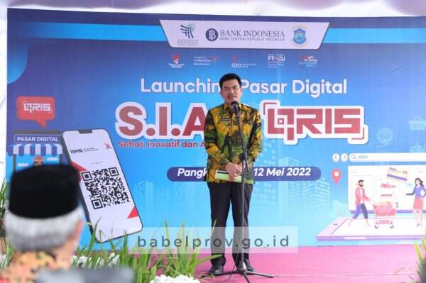 Wamendag RI Resmikan Pasar Digital di Pasar Rumput Pakalbalam