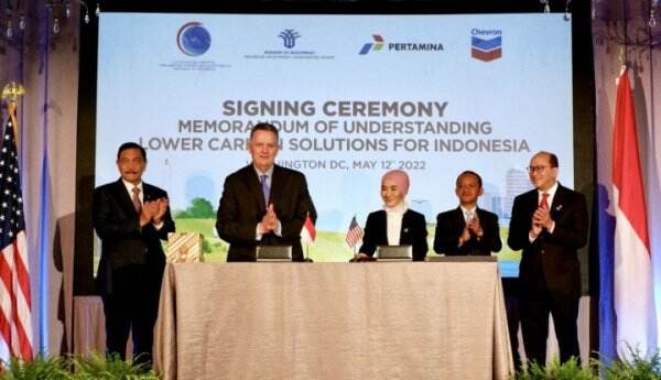 Chevron dan Pertamina Umumkan Kerja Sama dalam Bisnis Rendah Karbon