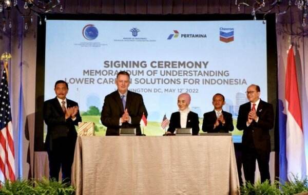 Dukung Target Net Zero Emission Pertamina Dan Chevron Teken Kerja Sama Bisnis Rendah Karbon