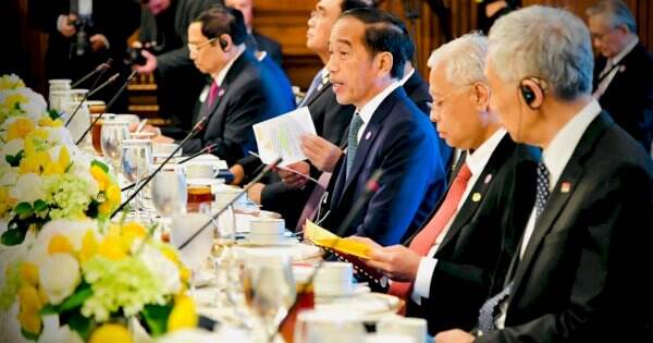 Presiden Jokowi Hadiri Jamuan Santap Malam Presiden Biden