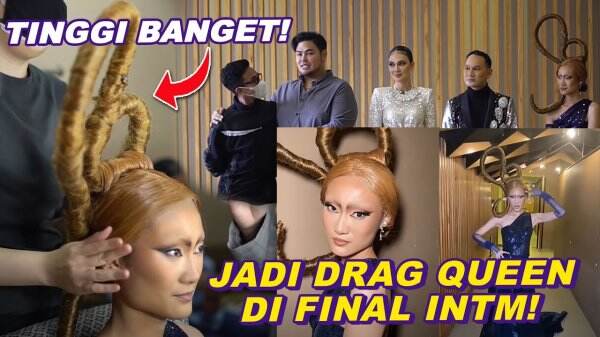Tampil Unik di Final INTM 3, Ayu Gani Dandan ala Drag Queen