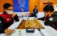 SEA Games 2021: Dewi Citra Remis dengan Pecatur Filipina, Medali Emas Indonesia Bertambah