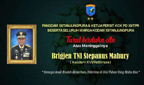 Brigjen Stepanus Meninggal, Kodam Pattimura Tunda Pemecahan Rekor Muri