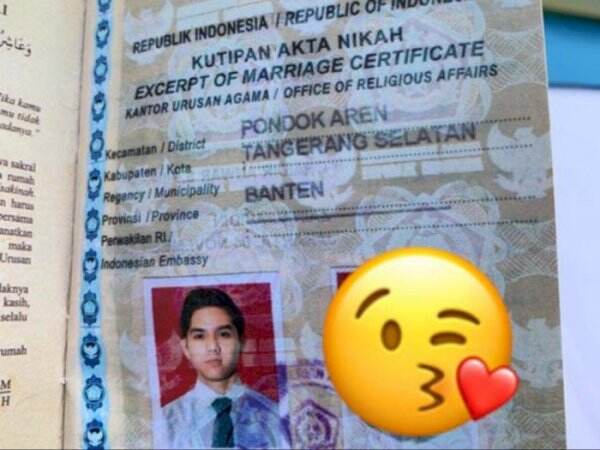 Buku Nikah Al Ghazali Tersebar Bikin Syok, Begini Penampakannya