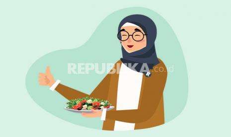 Infografis Tips Kembalikan Pola Makan Sehat Usai Lebaran