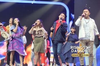 Udin dan Fina Melaju ke Top 12 Rising Star Dangdut
