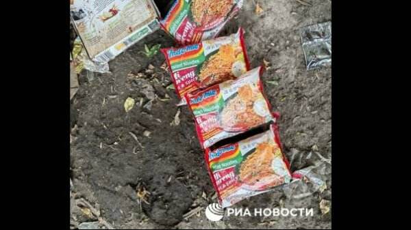 Pasukan Rusia Temukan Mie Instan Indonesia di Markas Tentara Ukraina