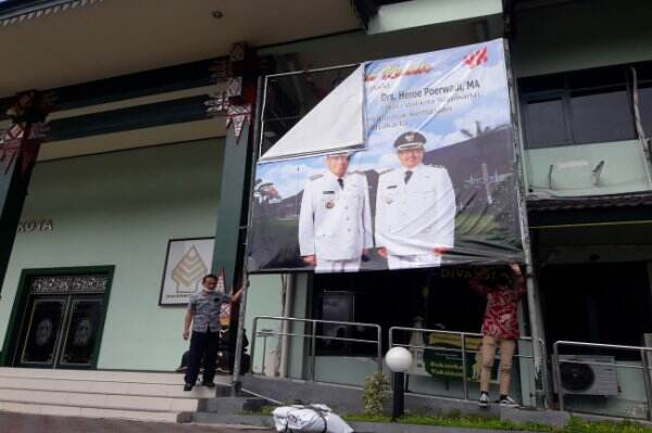 Buntut OTT KPK, Spanduk Ucapan Terima Kasih ke Haryadi Suyuti Diturunkan