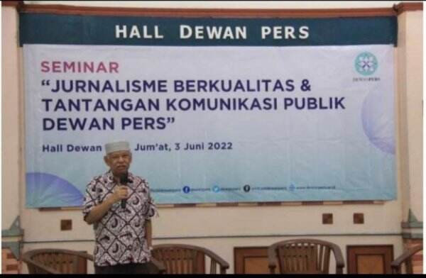 Prof Azra Sebut Dewan Pers Mitra Pemerintah tapi Bisa Kritis