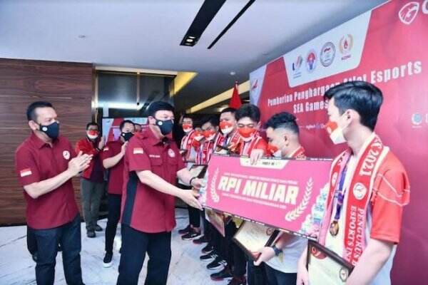 PB ESI Beri Bonus Peraih Medali SEA Games Vietnam 2022