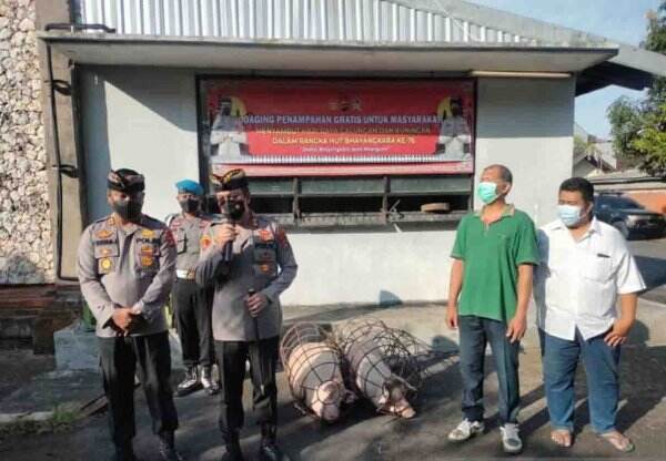 Semarak Galungan Bali, Polresta Denpasar Lakukan Aksi Mulia Ini