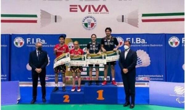 Italian International 2022 Sabet 2 Juara, KBRI Roma Apresiasi Tim Bulutangkis Indonesia