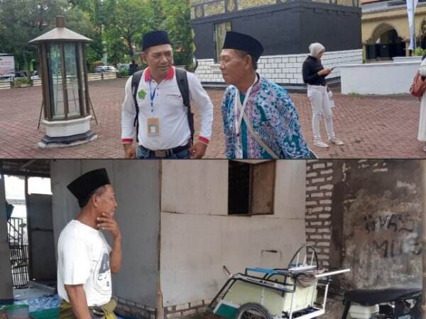 Penarik Becak Asal Madura Naik Haji