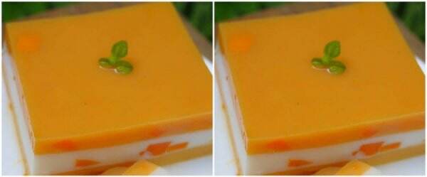Resep puding mangga santan, mudah dibuat dan enak