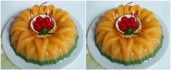 Resep puding labu pandan, nikmat dan praktis cuma tiga langkah