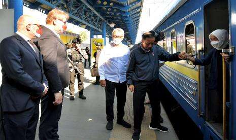 In Picture: Jokowi Tiba di Kota Kyiv