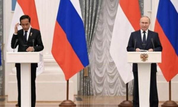 Rusia Tuding Barat Sebagai Pemicu Krisis Pangan Global Di Depan Putin, Jokowi Minta Perang Segera Diakhiri