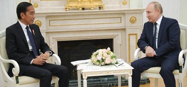 Kepada Putin, Jokowi Dorong Penyelesaian Damai