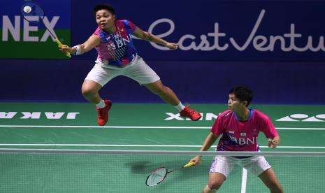 Ginting Tumbang, Apriyani/Siti Fadia Singkirkan Unggulan Pertama Asal Cina