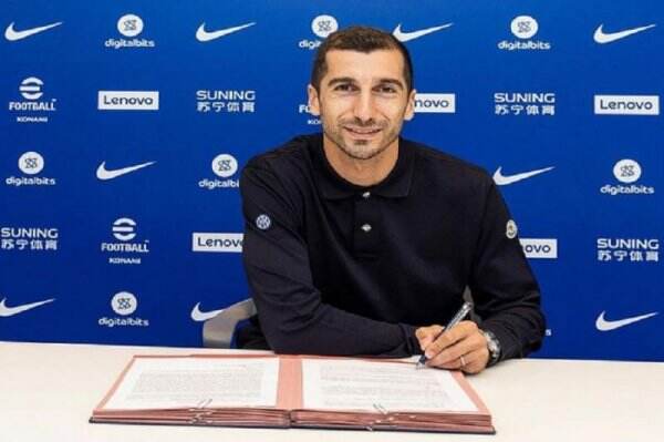 Sah! Henrikh Mkhitaryan Merapat ke Inter Milan, Catat Sejarah Nerazurri