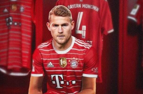 Ditebus Rp1,07 Triliun, Matthijs De Ligt Senang Jadi Bagian Sejarah Bayern