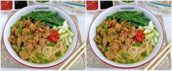 Resep mie ayam ala pedagang keliling, lezat dan bumbu meresap