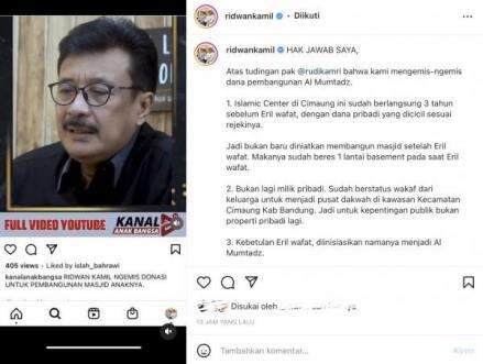 Siapa Rudi Kamri? Pria Yang Sebut Ridwan Kamil Mengemis Donasi Dana ...