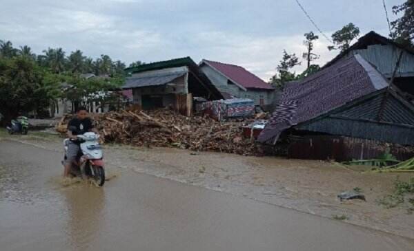 Banjir Bandang Terjang Parigi Moutong, 3 Orang Tewas 4 Hilang