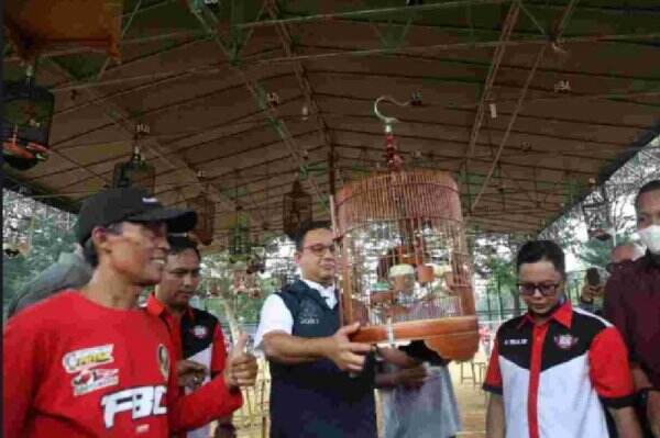 Anies Baswedan Ikut Lomba Kicau Burung Pra-Piala Gubernur, Sebut Kompetisi Hobi Gerakkan Ekonomi Masyarakat