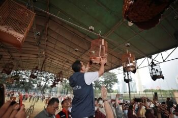 Ikut Kompetisi Kicau Burung, Anies Harap Tak Hanya Hobi tapi Gerakkan Ekonomi
