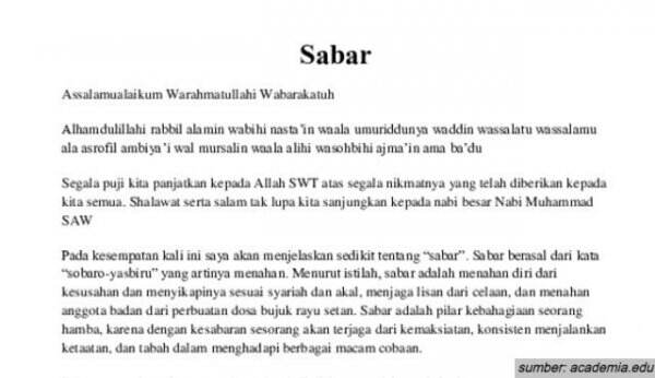 Kumpulan Ceramah Tentang Sabar Dan Ikhlas Yang Singkat Dan Penuh Makna Cocok Untuk Khotbah Dan Kumpulan Ceramah Tentang Sabar Dan Ikhlas Yang Singkat Dan Penuh Makna Cocok Untuk Khotbah Dan