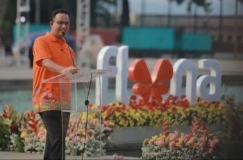 Buka Pameran Flona di Lapangan Banteng, Anies: Tanaman Hias Bisa Menggerakkan Perekonomian