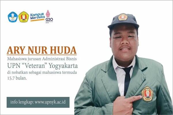 Usia 15 Tahun, Ary Jadi Mahasiswa Termuda UPN Yogyakarta