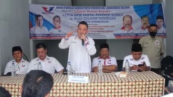 Road Show ke DPD Labusel, DPW Partai Perindo Sumut Kejar Target Pemilu 2024