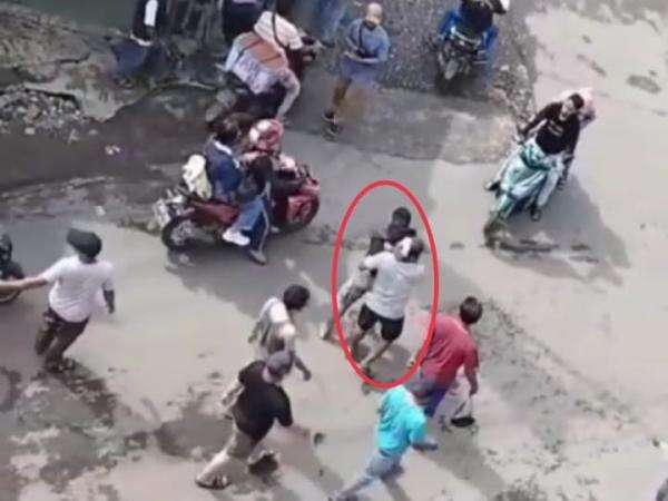 Apes! Kabur Salah Jalan, Maling HP di Citeureup Bogor Babak Belur Dihajar Massa