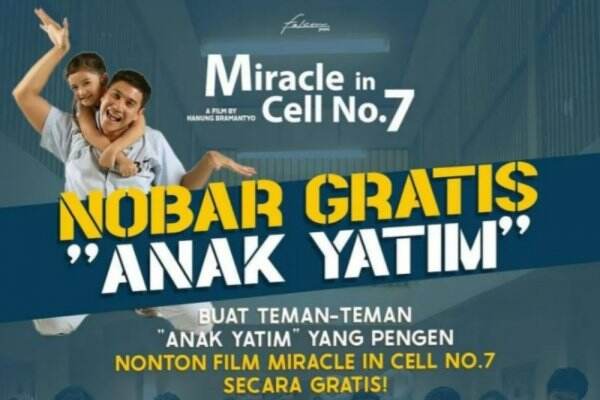 Falcon Buat Acara Nobar Gratis Miracle In Cell No. 7 untuk Anak Yatim