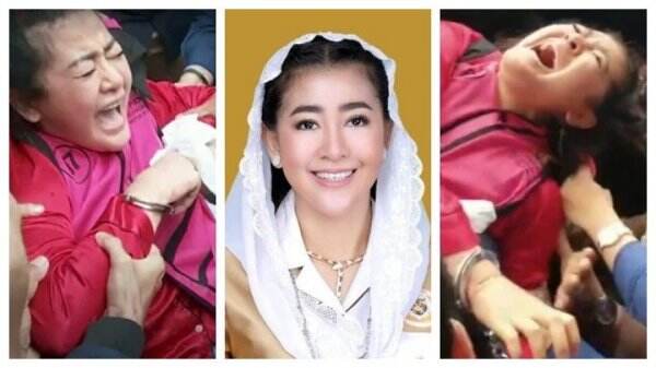 Sempat Pura-pura Sakit, Hasnaeni Histeris Dipaksa Naik Mobil Tahanan