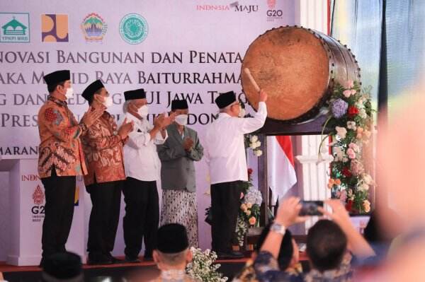 Masjid Baiturrahman Kota Semarang Diresmikan Wapres, Telan Biaya Rp 115 Miliar
