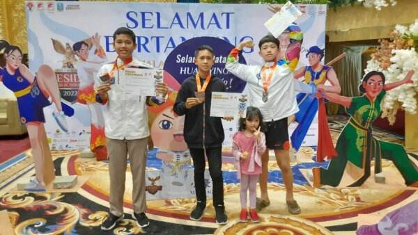 Atlet NTB Raih Tiga Medali di Sirnas Wushu 2022