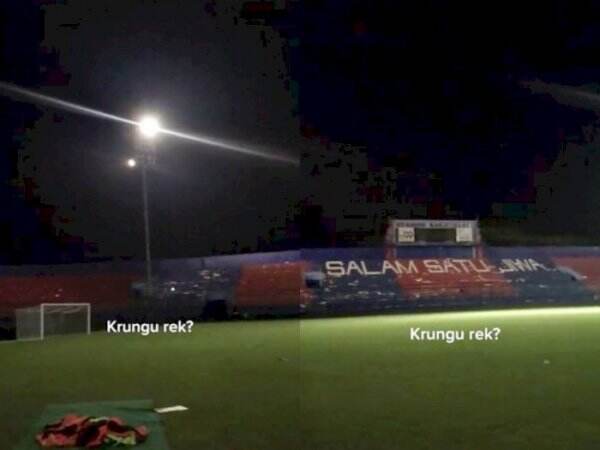 Hii.. Stadion Kanjuruhan Jadi Tempat Angker, Terdengar Suara Suporter Nyanyikan Yel-Yel!