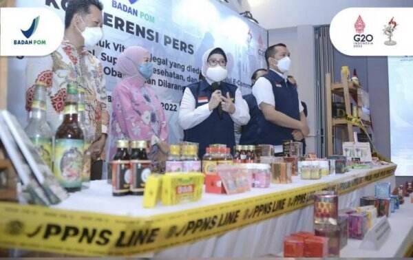 Banyak Dijual Di E Commerce BPOM Temukan 718 791 Vitamin Ilegal Nilai Ekonominya Rp 185 2 Miliar