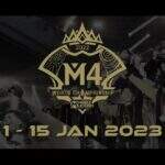 Format dan Timeline M4 MLBB World Championship, Start 1 Januari ...