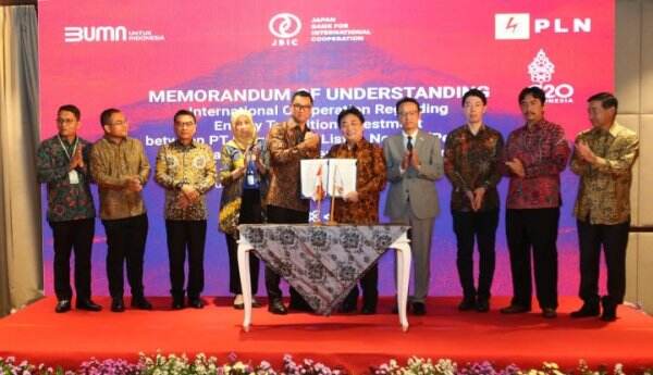 PLN Gandeng JBIC Kerja Sama Investasi Transisi Energi