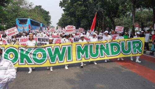 Tidak Benar, Puluhan Massa Aksi 411 Kemarin Menjadi Korban Tembakan Gas Air Mata