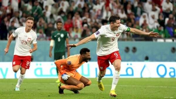 Hasil Piala Dunia: Polandia Kalahkan Arab Saudi