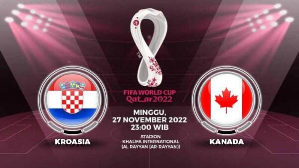 Link Live Streaming Piala Dunia 2022: Kroasia vs Kanada